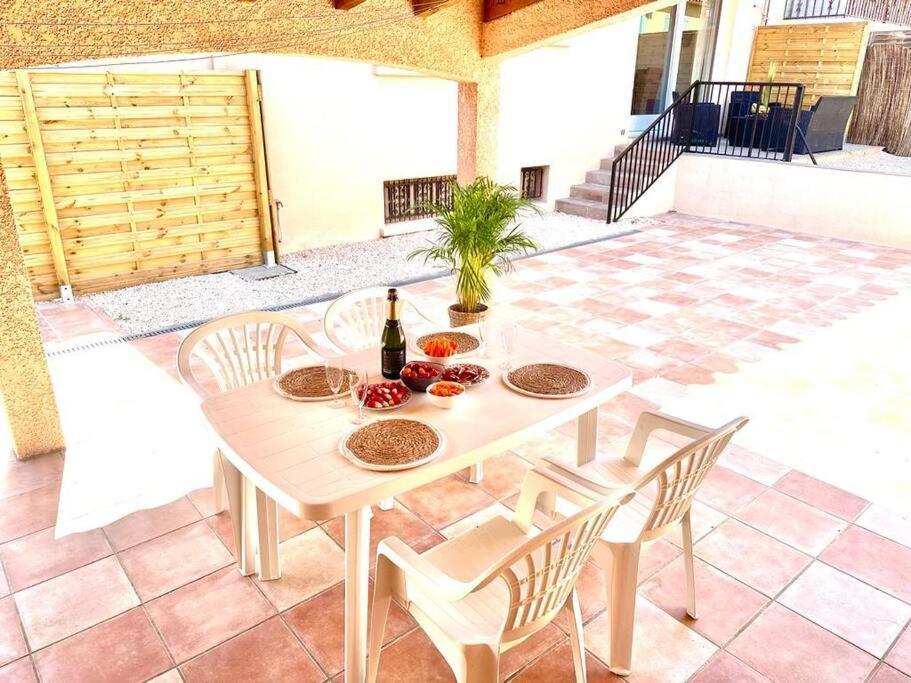 L'Evasion - Climatise - Jardin - Plage - Jacuzzi Perpignan Eksteriør billede